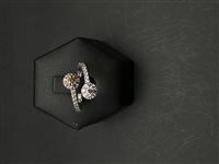 Anello Gioielleria Dossena  Donna in Oro bianco Zircone ANOR-152-253